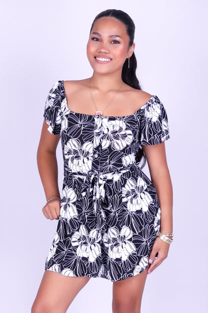 FIELDS OF WONDER OFF SHOULDER ROMPER