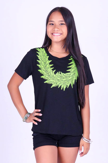 FERN LEI TEE | KIDS SIZE 8-16