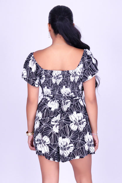 FIELDS OF WONDER OFF SHOULDER ROMPER