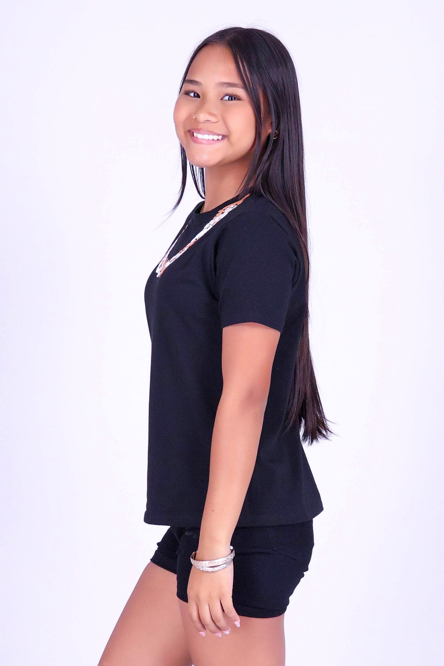 PUAKENIKENI PIKAKE OVERSIZED LEI TEE | KIDS SIZE 4-14