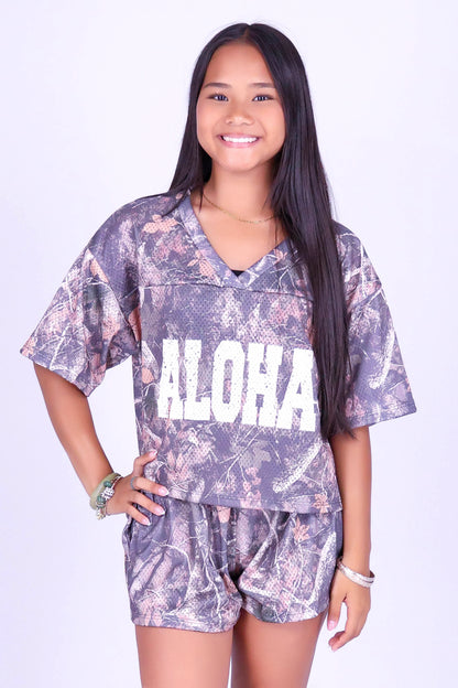 ALOHA DREAM TEAM CROP JERSEY | KIDS SIZE 2-14
