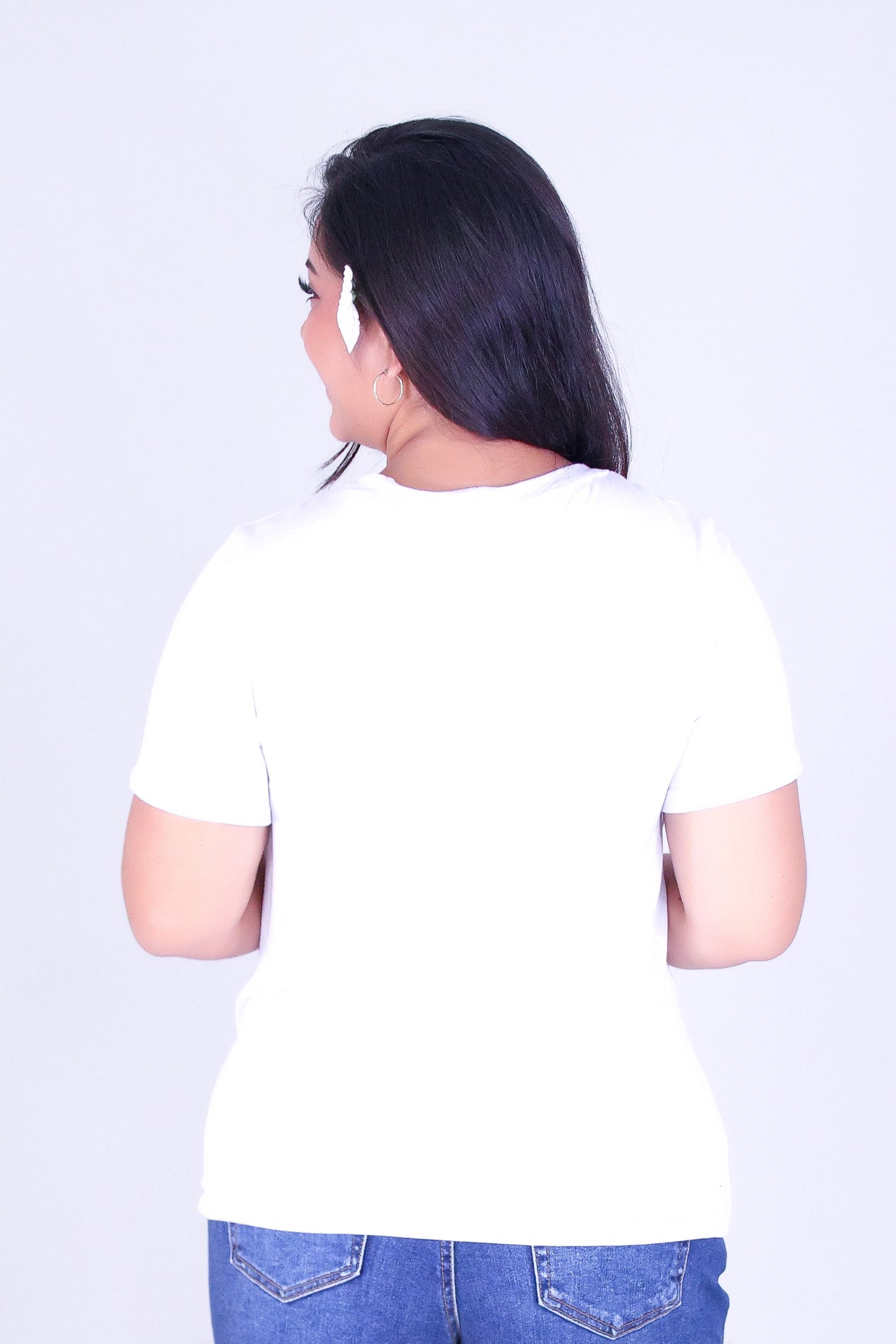 SMILEY FACE SCREEN TEE