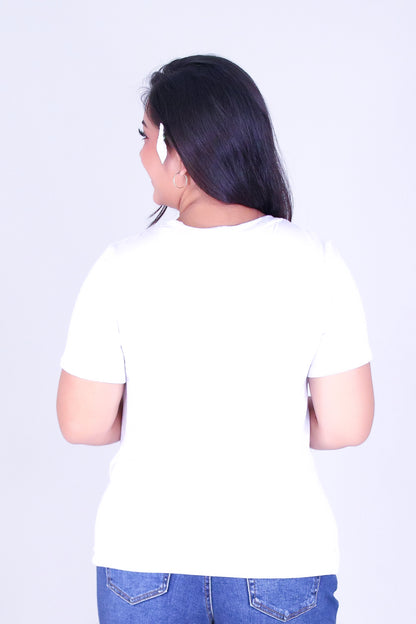 SMILEY FACE SCREEN TEE
