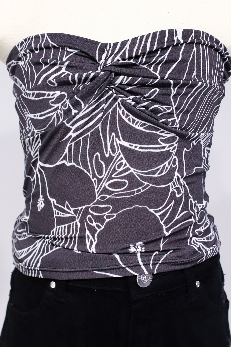 Jeans Warehouse Hawaii - S/L PRINT TOP 7-16 - SECRET GARDEN TUBE TOP | KIDS SIZE 7-16 | By PAPERMOON/ B_ENVIED