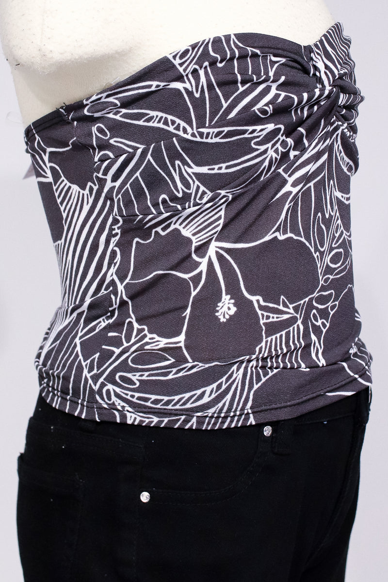 Jeans Warehouse Hawaii - S/L PRINT TOP 7-16 - SECRET GARDEN TUBE TOP | KIDS SIZE 7-16 | By PAPERMOON/ B_ENVIED