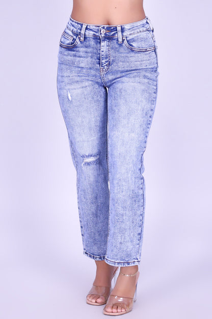 EASY DAYS CROP DENIM CAPRI'S