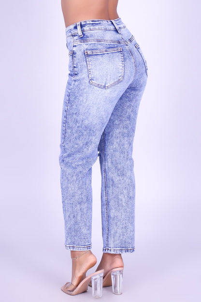 EASY DAYS CROP DENIM CAPRI'S