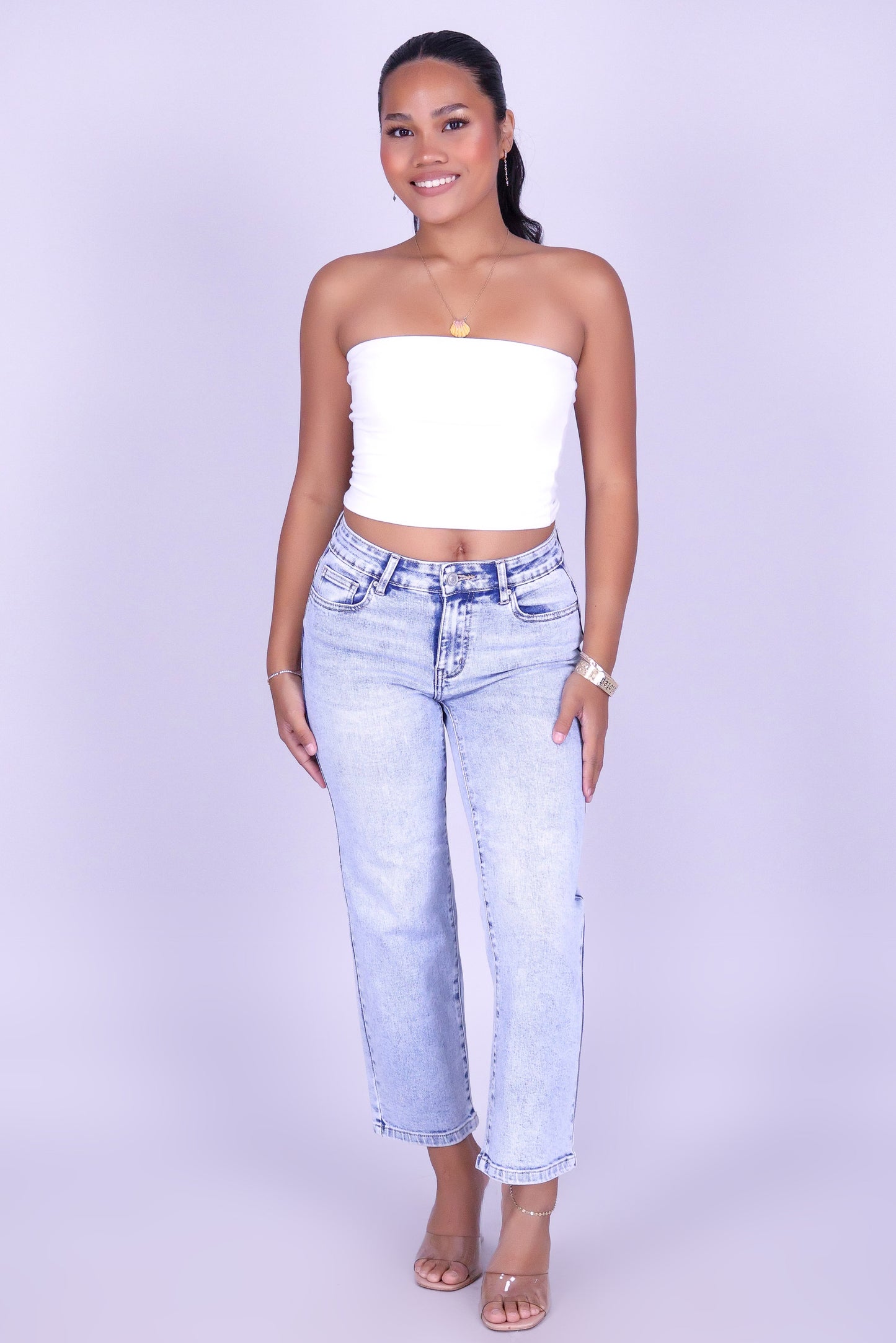 LET ME HELP YOU DENIM CAPRI'S