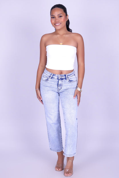 LET ME HELP YOU DENIM CAPRI'S