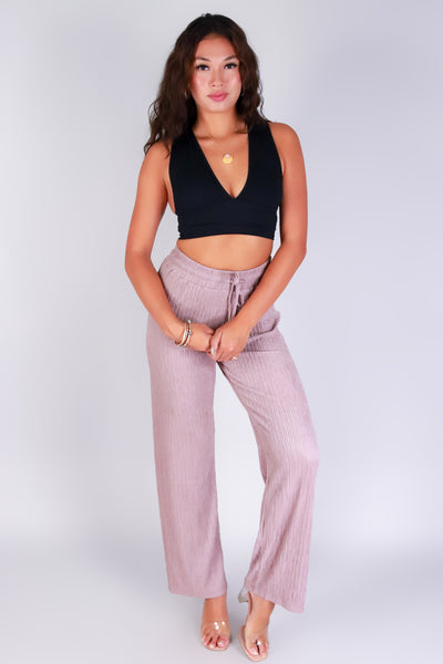 Jeans Warehouse Hawaii - SOLID WOVEN PANTS - THE FEEL FIT PANTS | By LOVE POEM