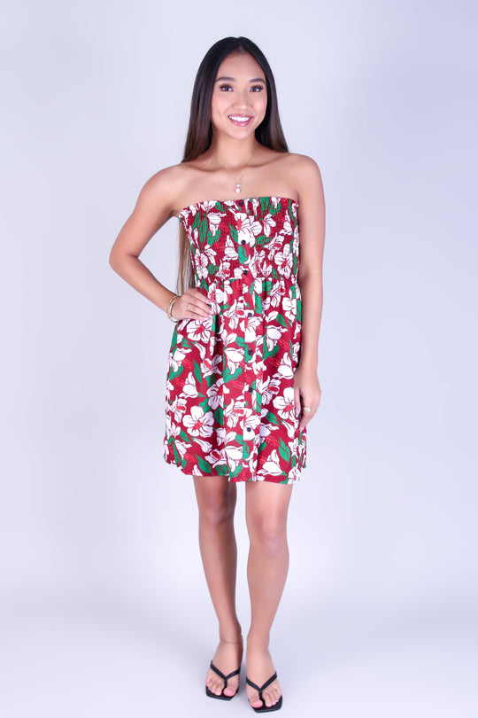 KOKIO KEOKEO SMOCKED BABYDOLL DRESS