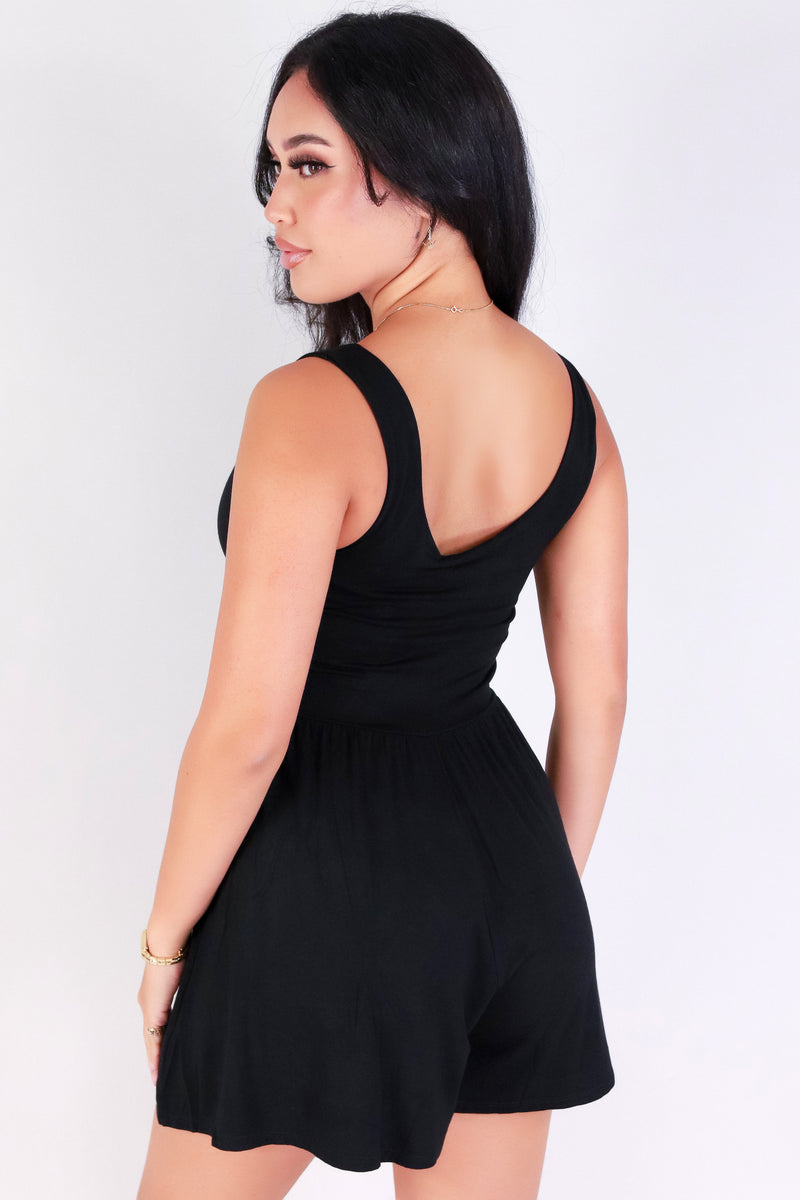 Jeans Warehouse Hawaii - SOLID ROMPERS - SIMPLY CHIC ROMPER | By OLIVE & CO