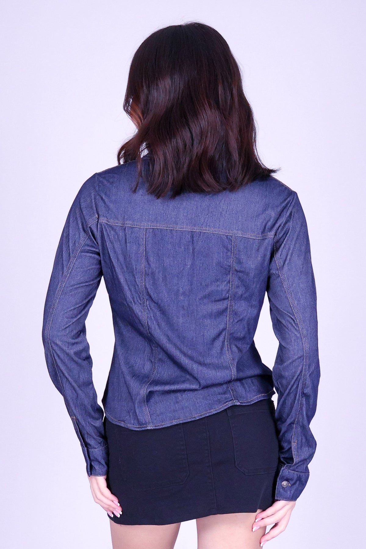 IN THE SHADOWS LONG SLEEVE TOP