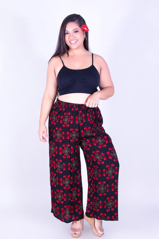 ANTHURIUM QUILT CAPRI'S