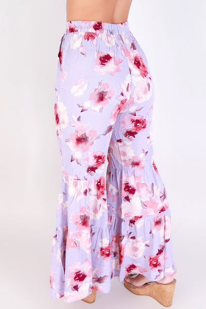 Jeans Warehouse Hawaii - PRINT WOVEN PANTS - FLORAL RUSH PANTS | By ROKOKO