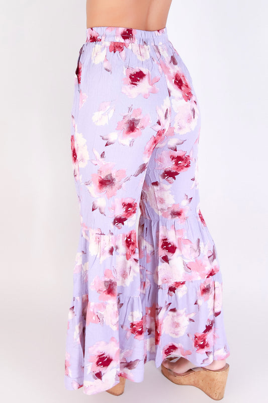 Jeans Warehouse Hawaii - PRINT WOVEN PANTS - FLORAL RUSH PANTS | By ROKOKO