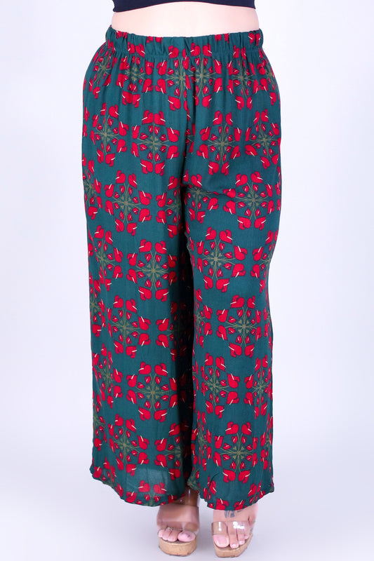 ANTHURIUM QUILT CAPRI'S