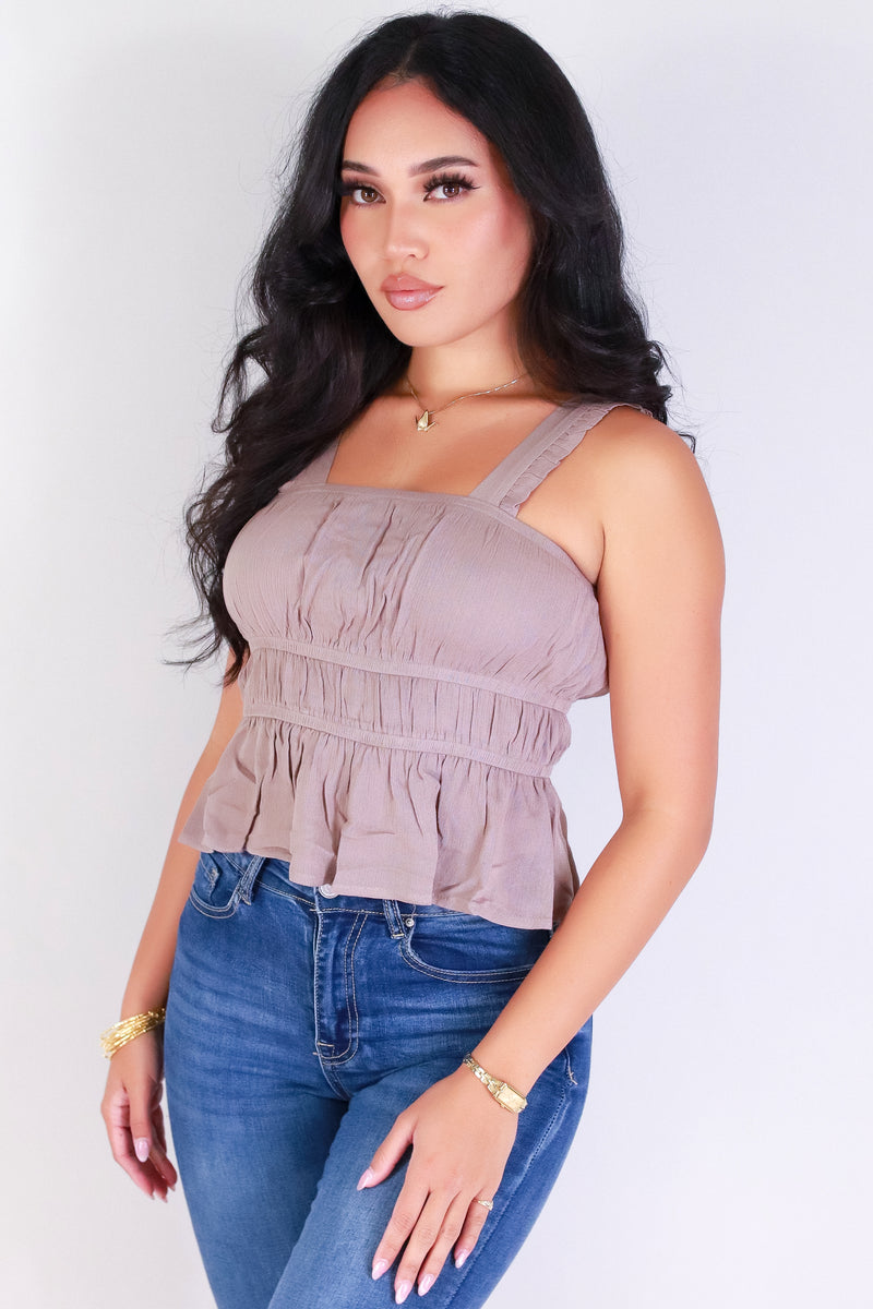 Jeans Warehouse Hawaii - S/L SOLID WOVEN TOPS - FEELING PRETTY TOP | By ROKOKO