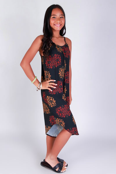 Jeans Warehouse Hawaii - DRESS RMPR 2-16 - MANGO QUILT NO WAIST JUMPSUIT | KIDS SIZE 2-16 | By LUZ