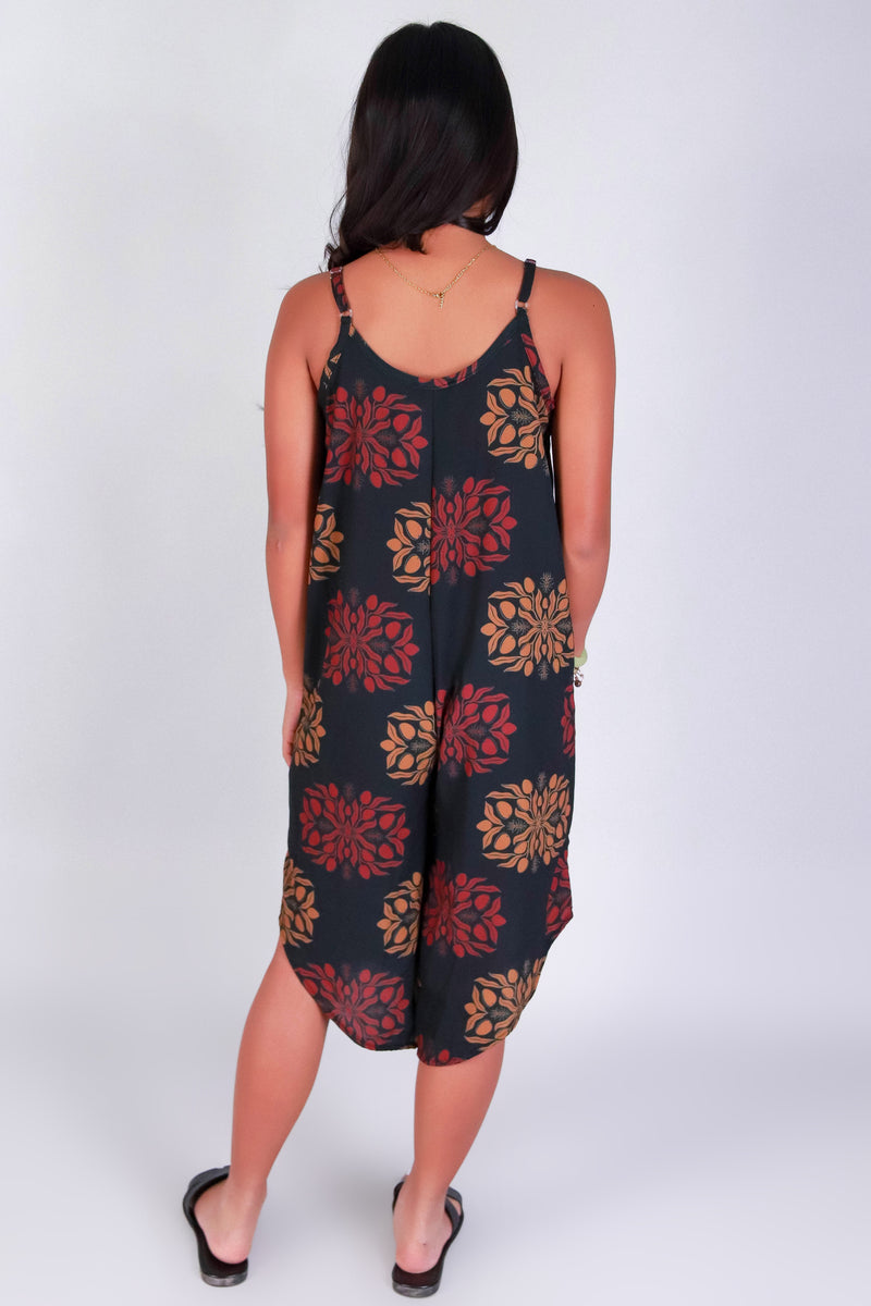 Jeans Warehouse Hawaii - DRESS RMPR 2-16 - MANGO QUILT NO WAIST JUMPSUIT | KIDS SIZE 2-16 | By LUZ