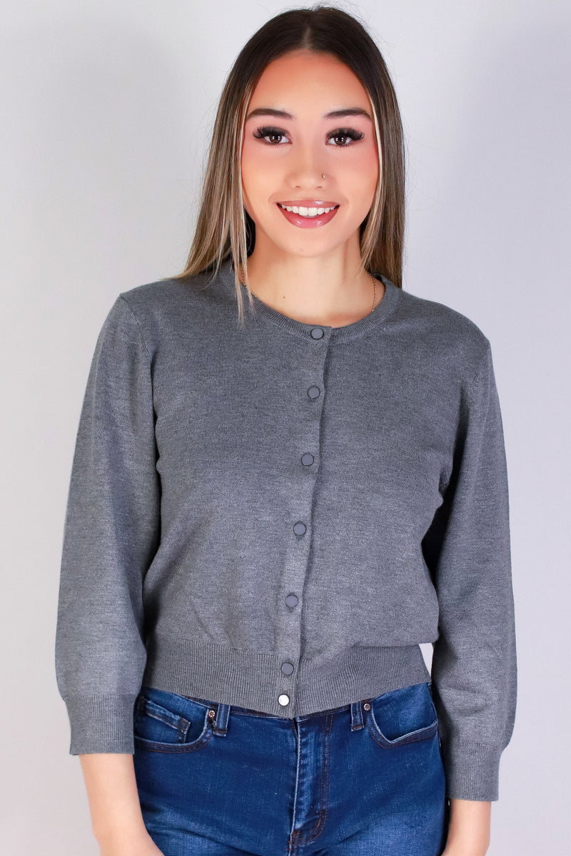 Jeans Warehouse Hawaii - SOLID SHT SLV CARDIGANS - STOP AND STARE SWEATER | By CIELO