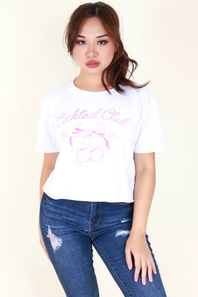 Jeans Warehouse Hawaii - S/S SCREEN - COCKTAIL CLUB TEE | By ROCK & ROSE COUTURE