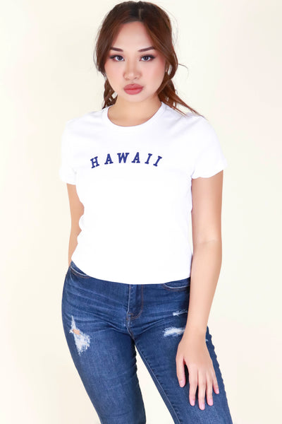 Jeans Warehouse Hawaii - S/S SCREEN - HAWAII BABY TEE | By ORGANIC GENERATION