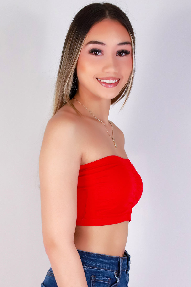 Jeans Warehouse Hawaii - TANK/TUBE SOLID BASIC - EVERYDAY BASIC BANDEAU | By K. LEE