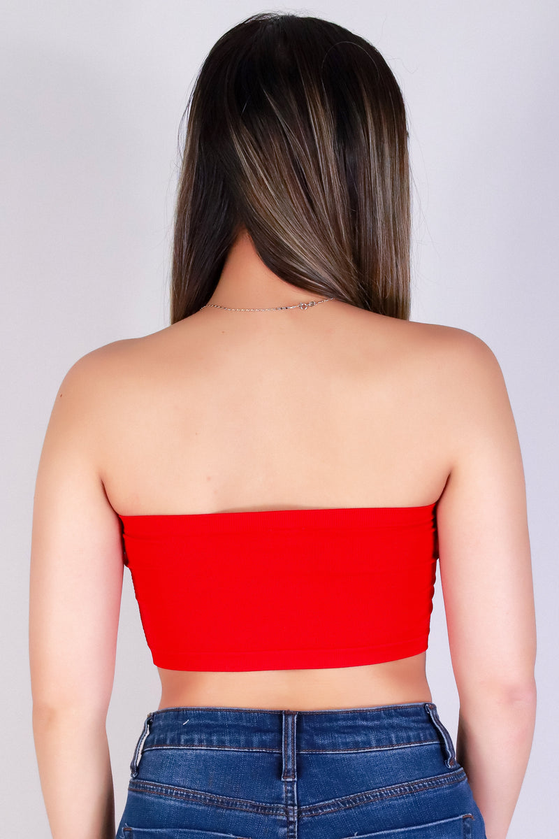 Jeans Warehouse Hawaii - TANK/TUBE SOLID BASIC - EVERYDAY BASIC BANDEAU | By K. LEE
