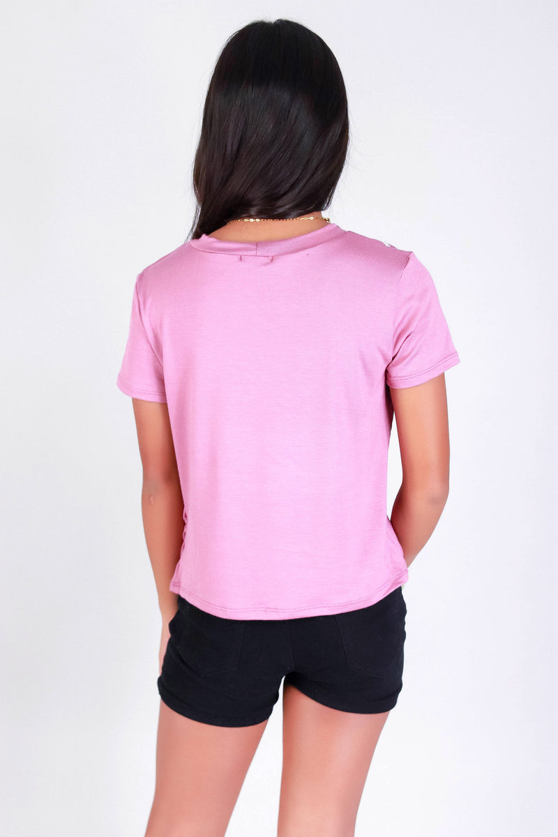 Jeans Warehouse Hawaii - S/S PRINT 2-16 - 5 STRAND PIKAKE LEI TEE | KIDS SIZE 2-16 | By LUZ