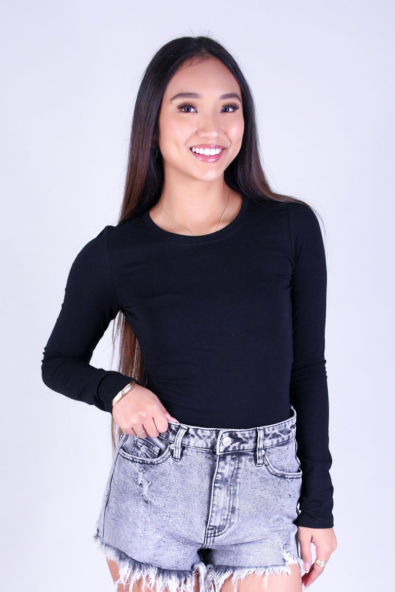 DAILY MUSE LONG SLEEVE TOP