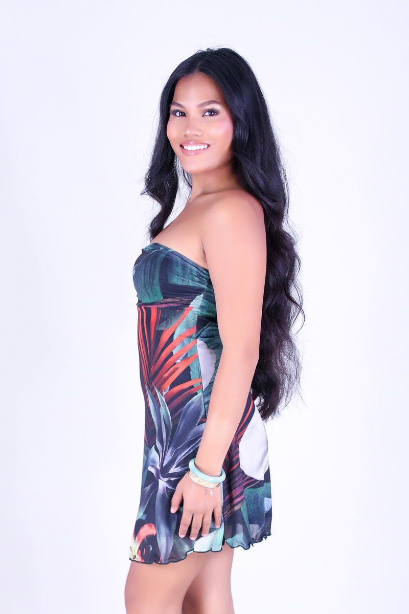 WILDFLOWER TUBE MINI DRESS