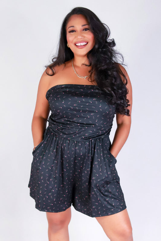 Jeans Warehouse Hawaii - PLUS PRINTED ROMPERS - PETAL AND THREAD ROMPER | By ZENOBIA