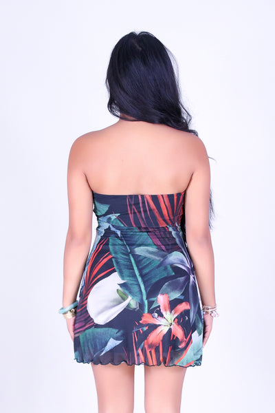 WILDFLOWER TUBE MINI DRESS