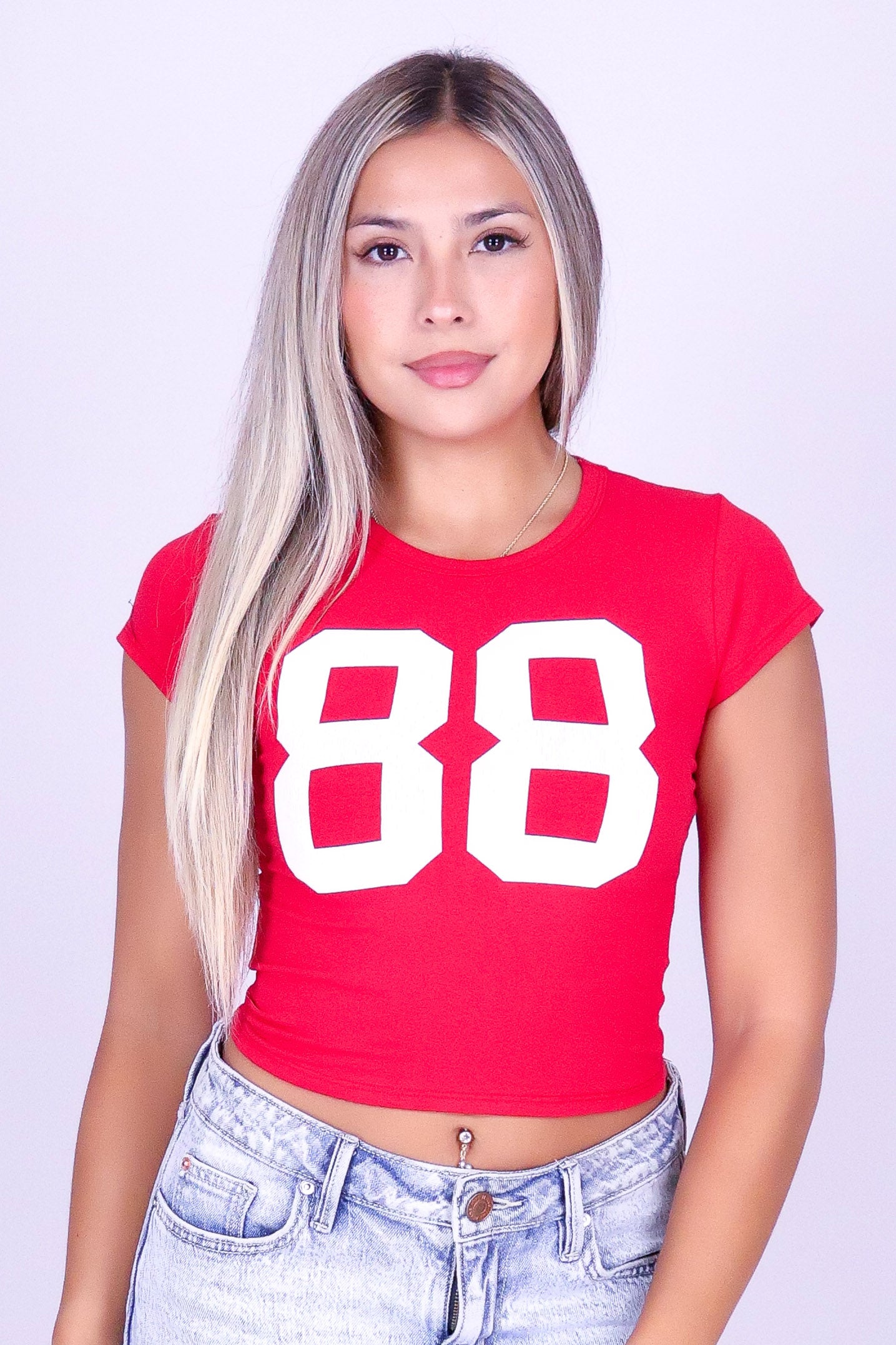 #88 CROP BABY TEE