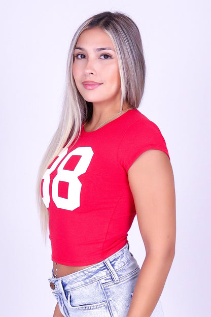 #88 CROP BABY TEE