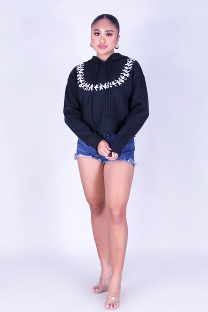 PLUMERIA LEI HOODIE