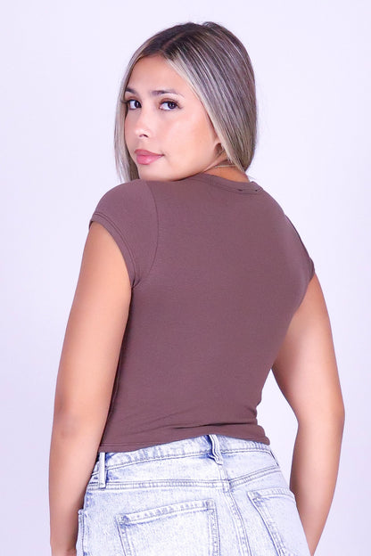 #88 CROP BABY TEE