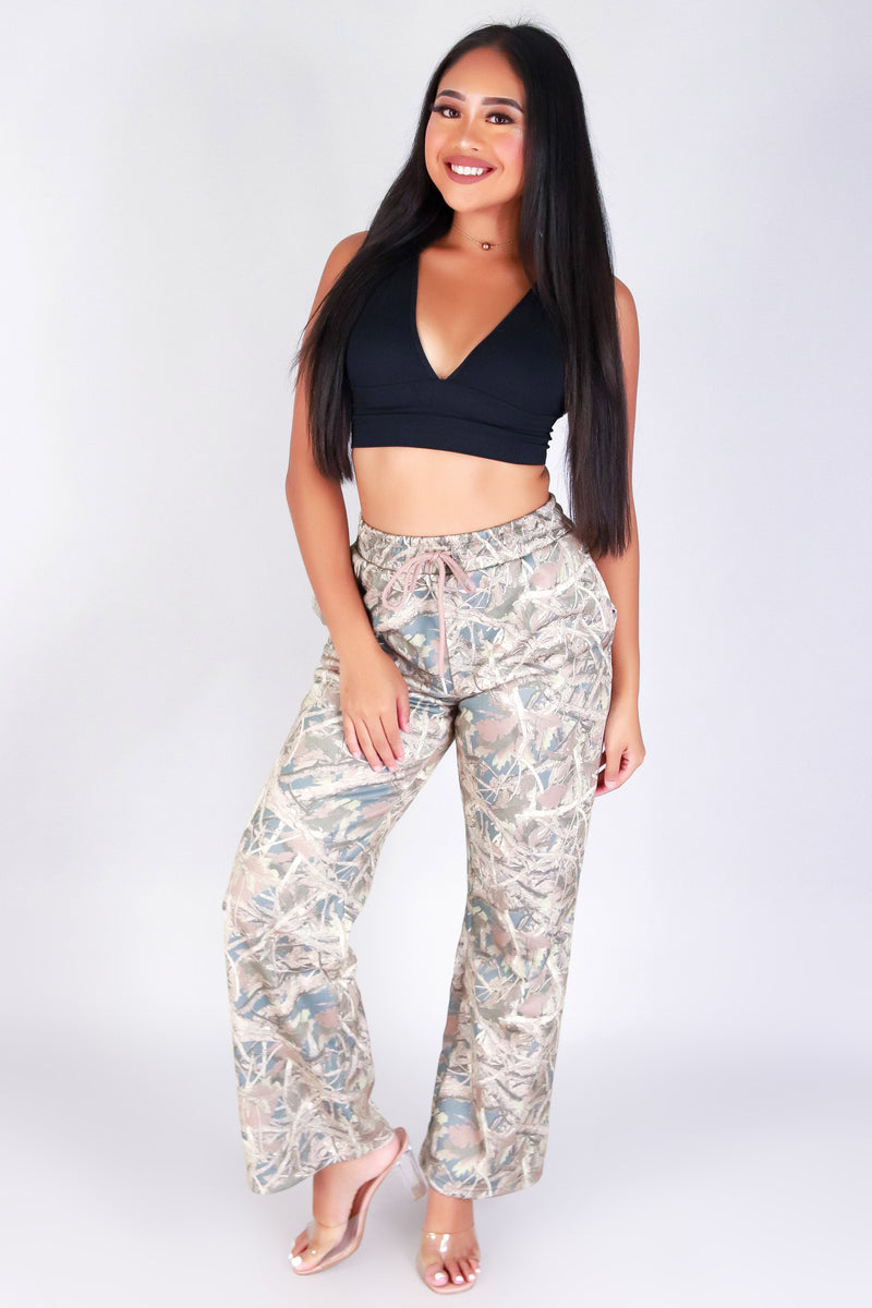 Jeans Warehouse Hawaii - ACTIVE KNIT PANT/CAPRI - HIDE IN STYLE HUNTING CAMO PANTS | By IKEDDI IMPORTS