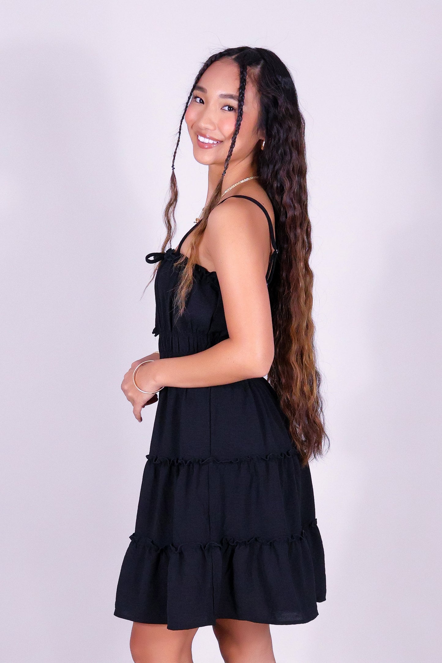STAY AROUND BABYDOLL DRESS