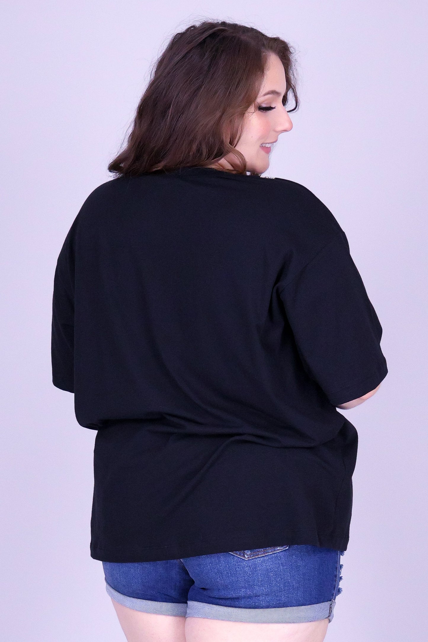 TI LEAF PIKAKE OVERSIZED LEI TEE