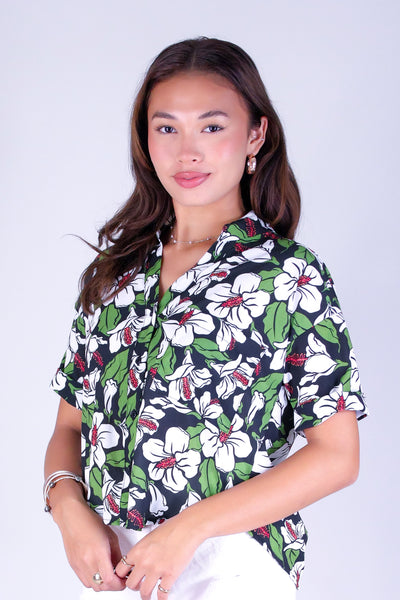 KOKIO KEOKEO BUTTON DOWN TOP