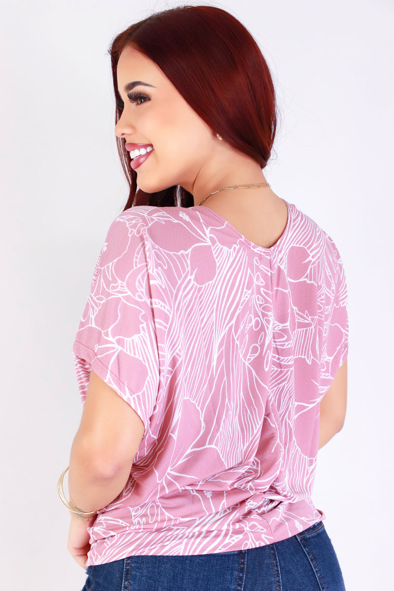 Jeans Warehouse Hawaii - SS PRINT - SECRET GARDEN DOLMAN TOP | By PAPERMOON/ B_ENVIED