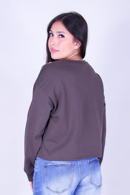 LAYERED PUAKENIKENI ALOHA SWEATER