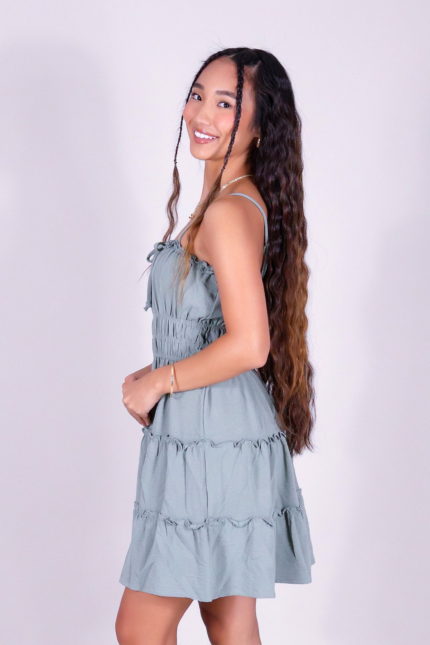 STAY AROUND BABYDOLL DRESS