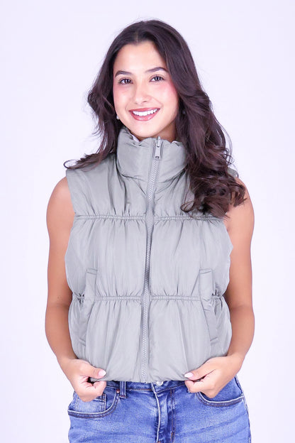 MORNING FROST PUFFER VEST | REVERSIBLE