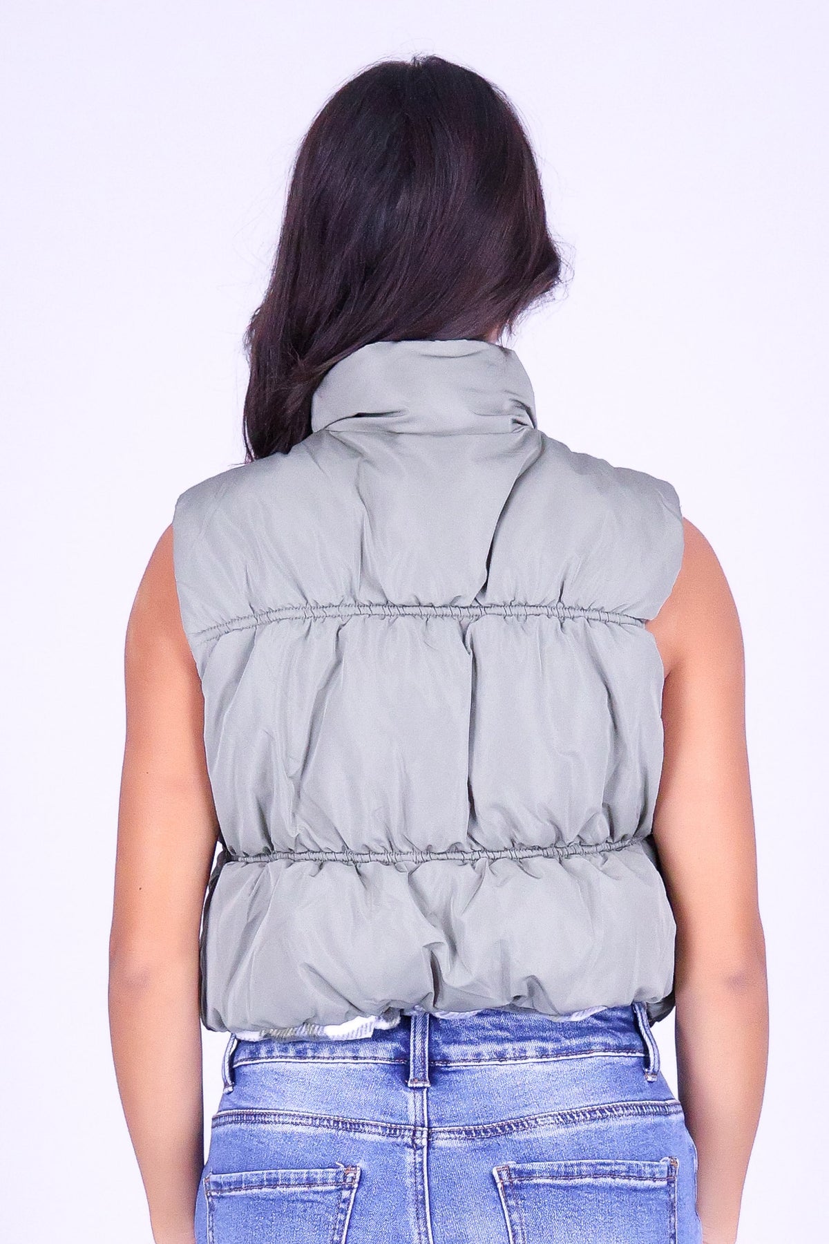 MORNING FROST PUFFER VEST | REVERSIBLE