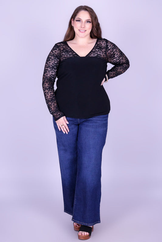 EVERLY LACE TOP