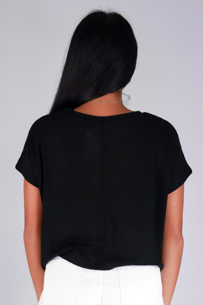 Jeans Warehouse Hawaii - SS CASUAL SOLID - I ADORE YOU CROP TOP | By ZENANA (KC EXCLUSIVE,INC