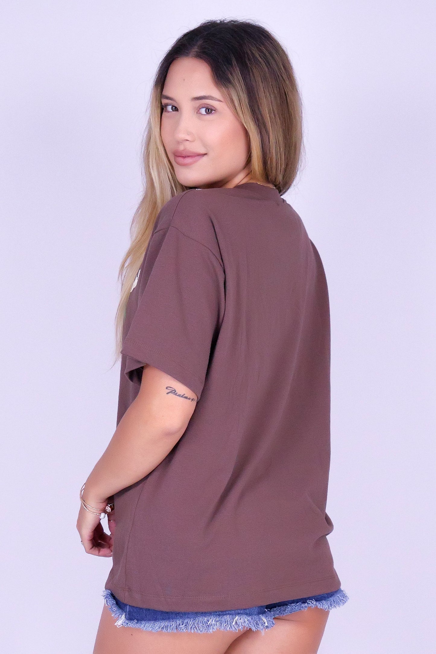TI LEAF PIKAKE OVERSIZED TEE